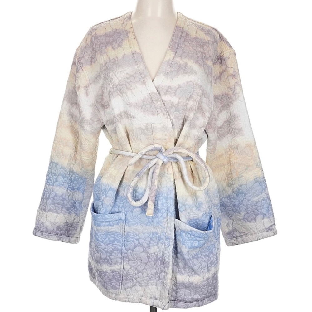 Raquel Allegra  Gradient Quilted Overcoat